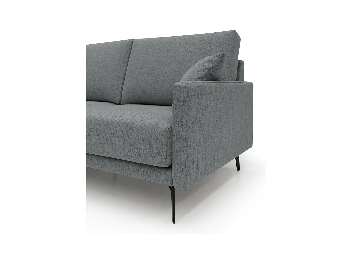 Saturno Canapé moderne en tissu doux imperméable T03 180 cm gris