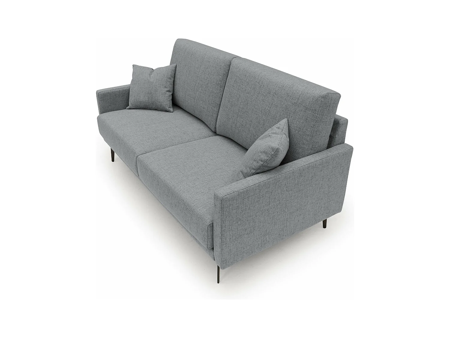 Saturno Canapé moderne en tissu doux imperméable T03 180 cm gris