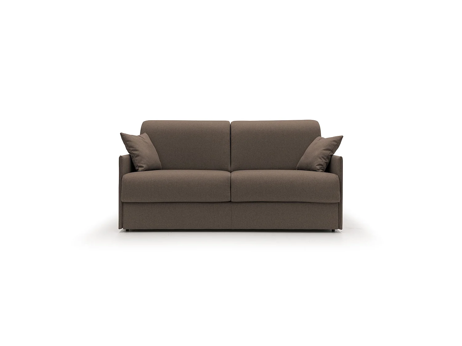 Evans Divano letto matrimoniale in tessuto impermeabile T13 189 cm (mat. 160x197) marrone