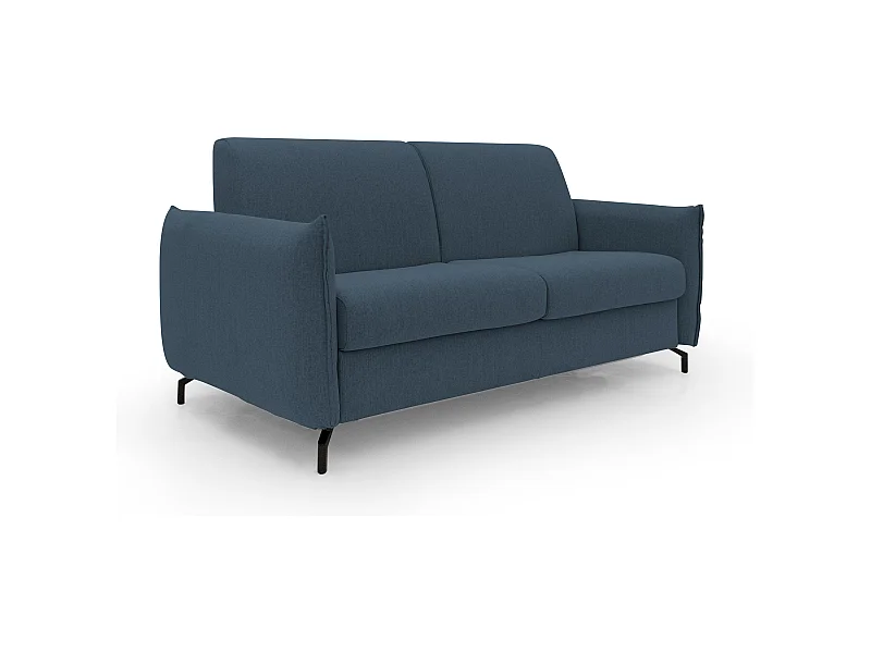 Scarlet Schlafsofa aus wasserfestem Baumwollmischgewebe T19 215 cm (mat.160x197) blau