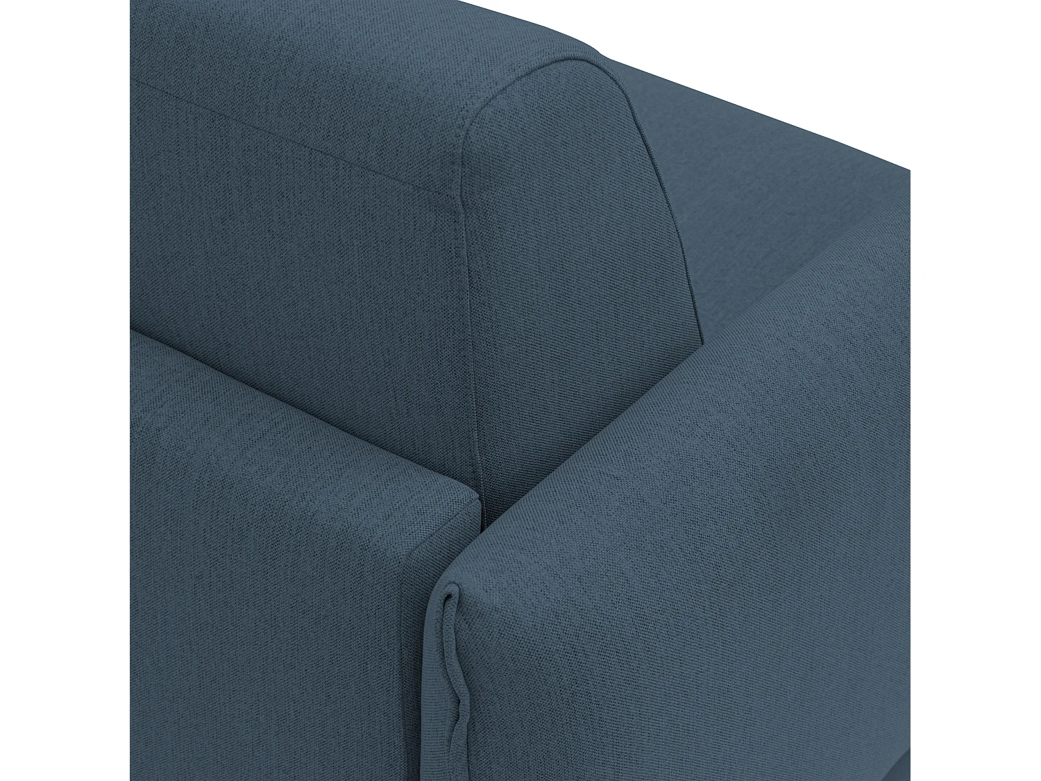 Scarlet Schlafsofa aus wasserfestem Baumwollmischgewebe T19 215 cm (mat.160x197) blau