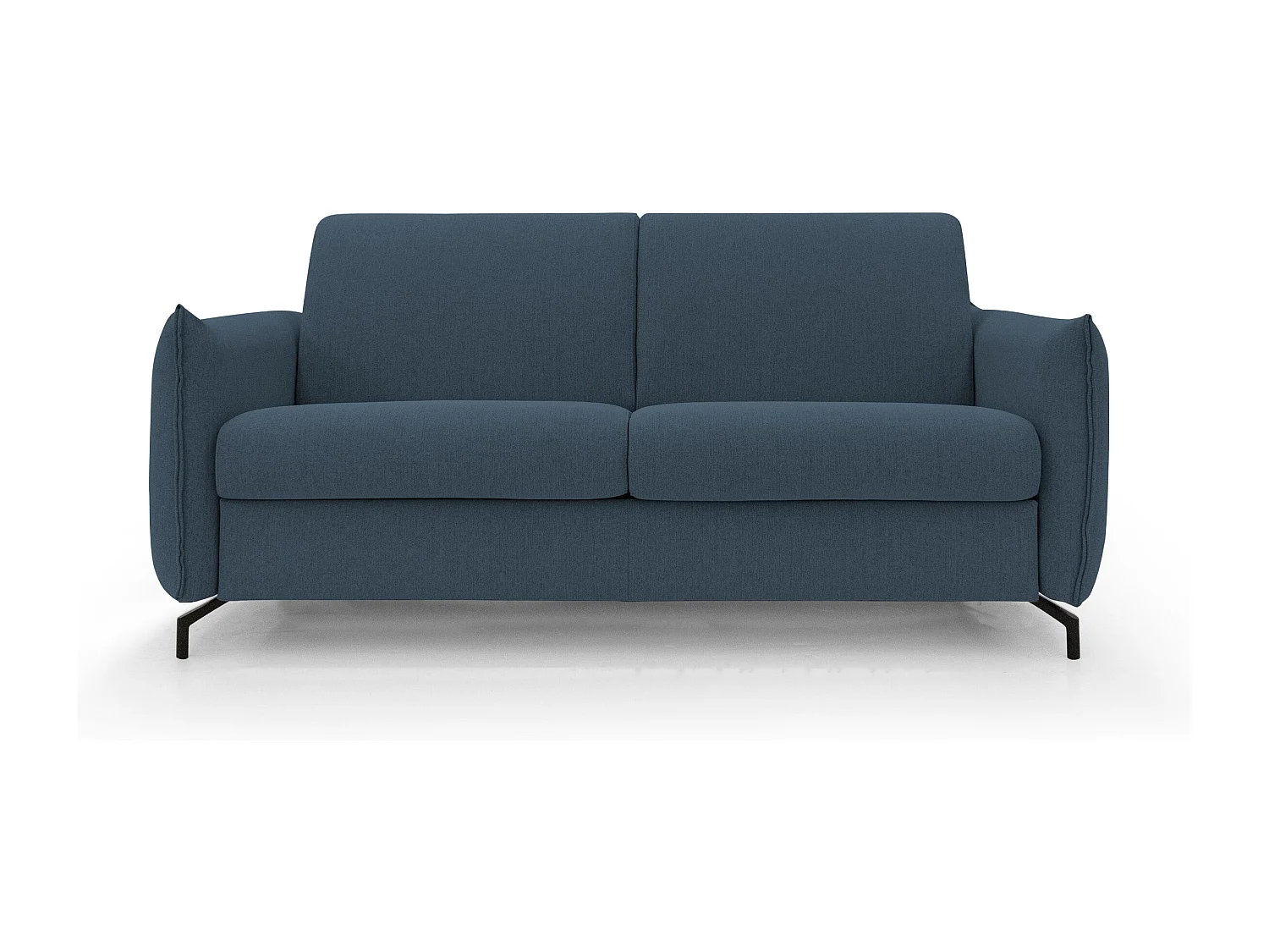 Scarlet Sofá cama convertible en tejido mixto de algodón impermeable 195 cm (mat.140x197) Azul