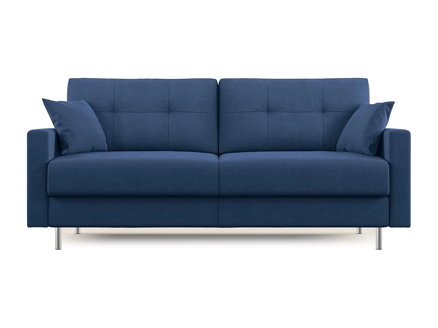 Megan Sofá convertible en microfibra extraíble 208 cm (mat. 160x197) Azul