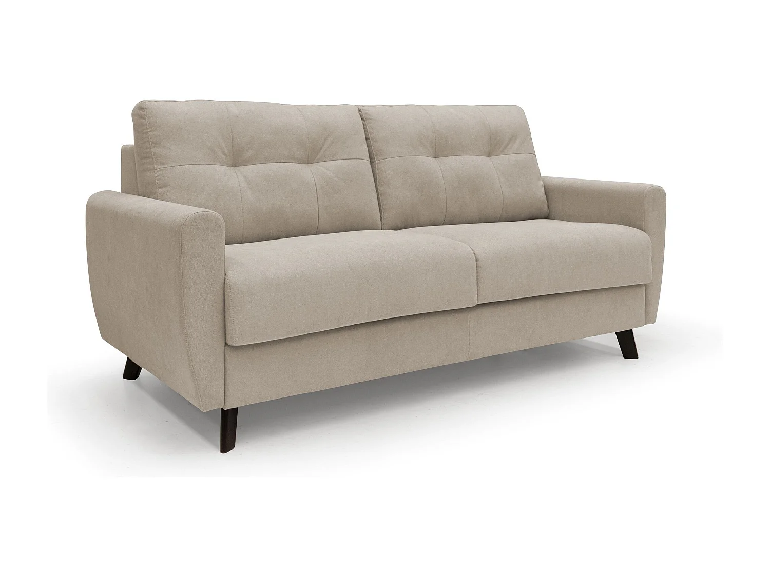 Callisto Sofá cama convertible de tela suave e impermeable 188 cm (mat. 140x197) Beige