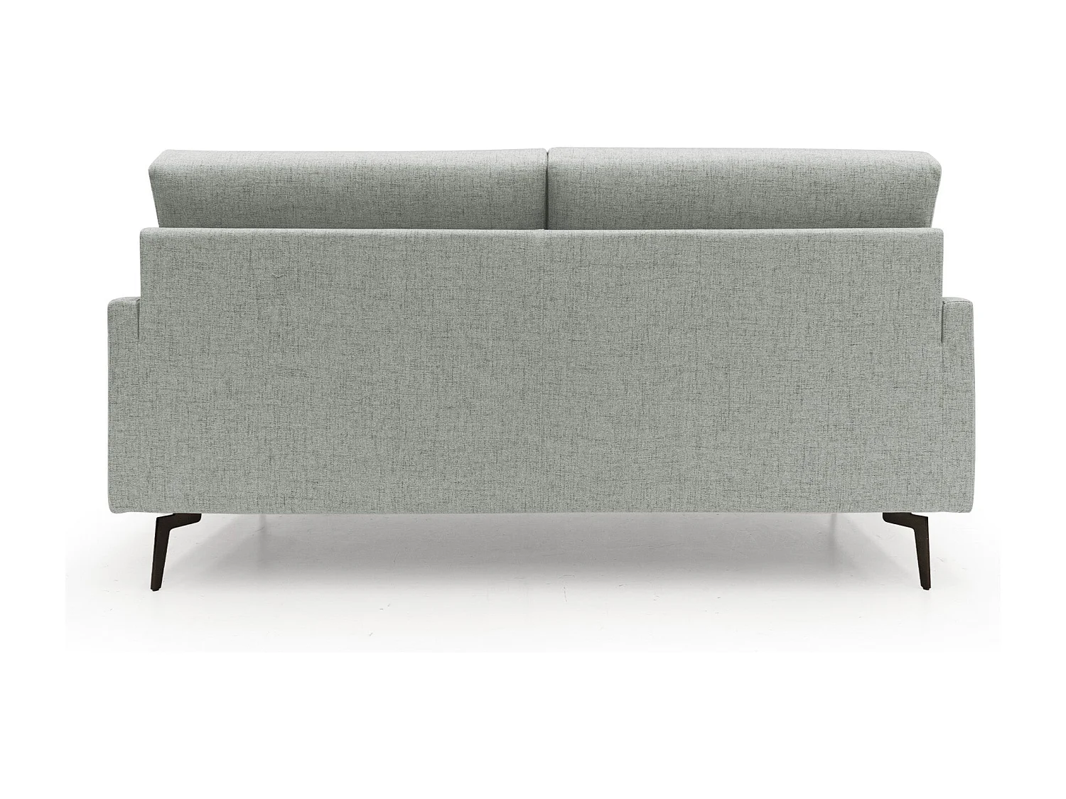 Saturno modernes Sofa aus weichem wasserfestem Stoff T03 140 cm hellgrau