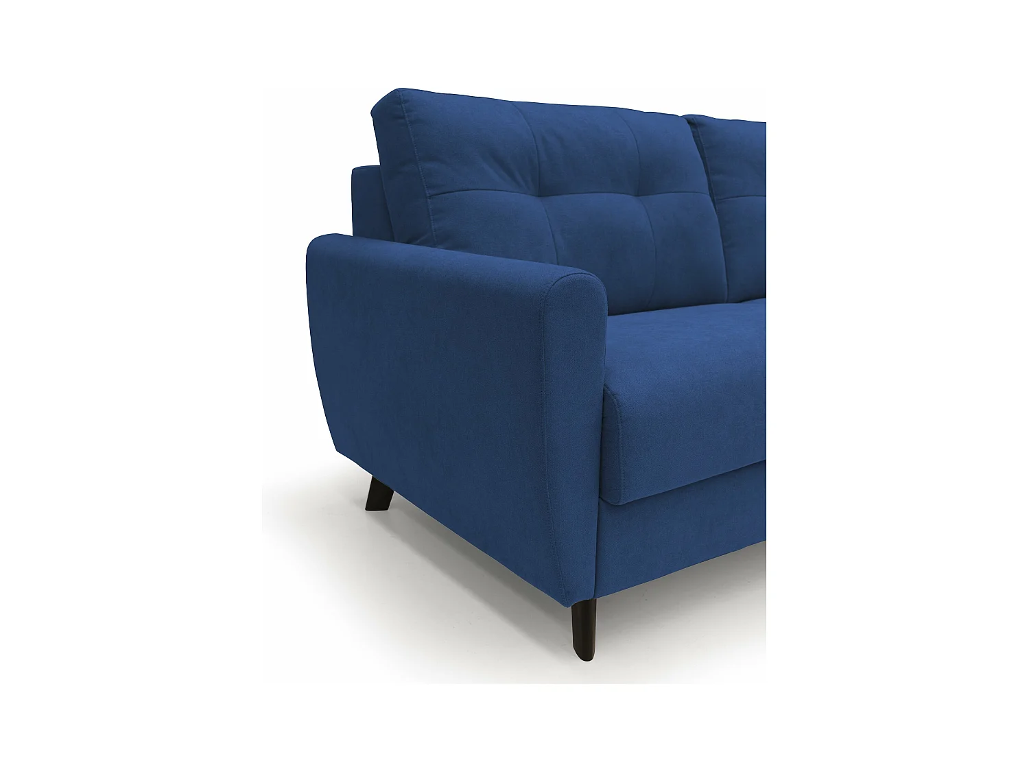 Callisto Schlafsofa aus weichem, wasserfestem Stoff T02 168 cm (mat. 120x197) blau