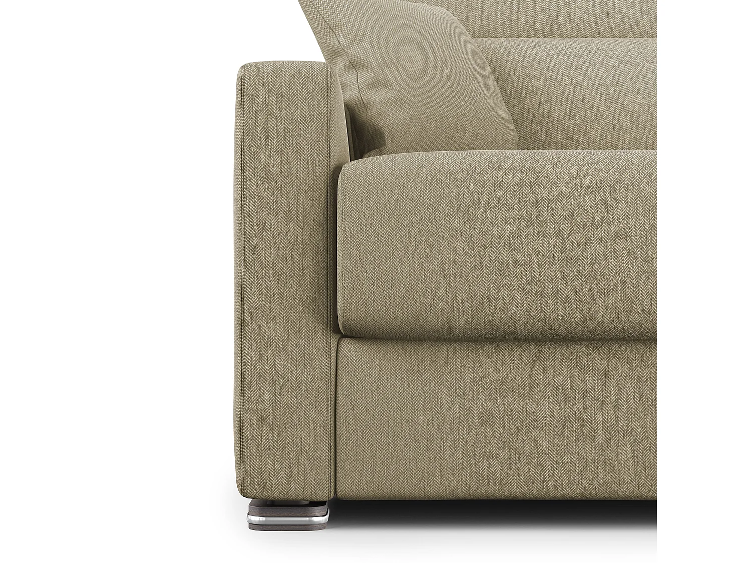 Amber Canapé lit convertible en tissu détachable T05 191 cm (mat. 140x197)  camel