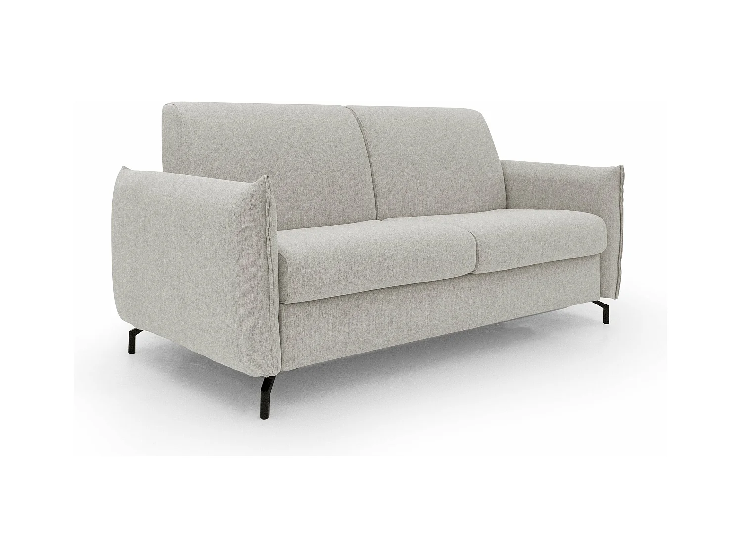 Scarlet Canapé lit convertible en tissu coton mixte imperméable T19 215 cm (mat.160x197) creme