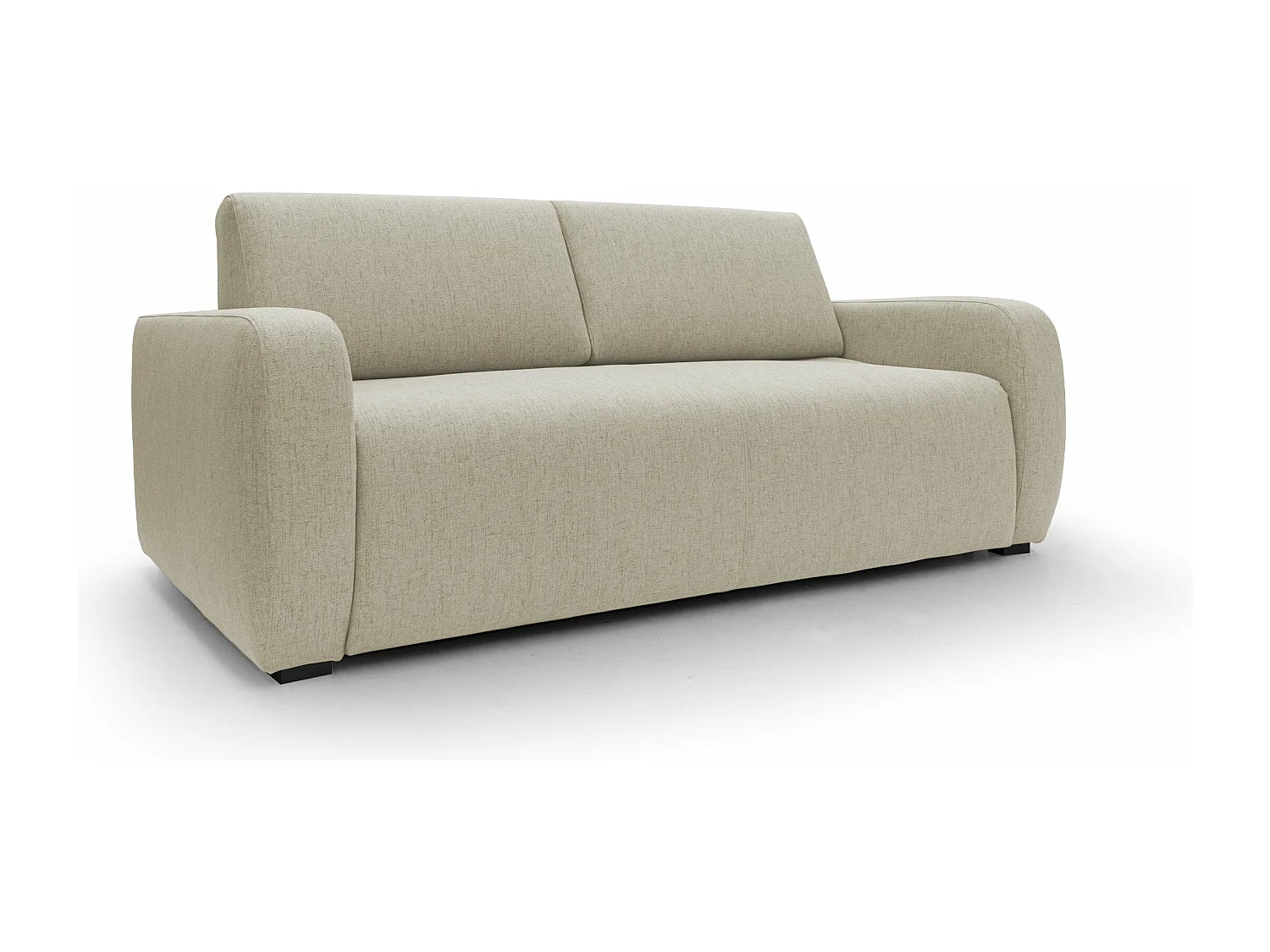 Duna Schlafsofa mit 20 cm Matratze aus wasserfestem Stoff T03 215 cm (mat. 160x197) beige