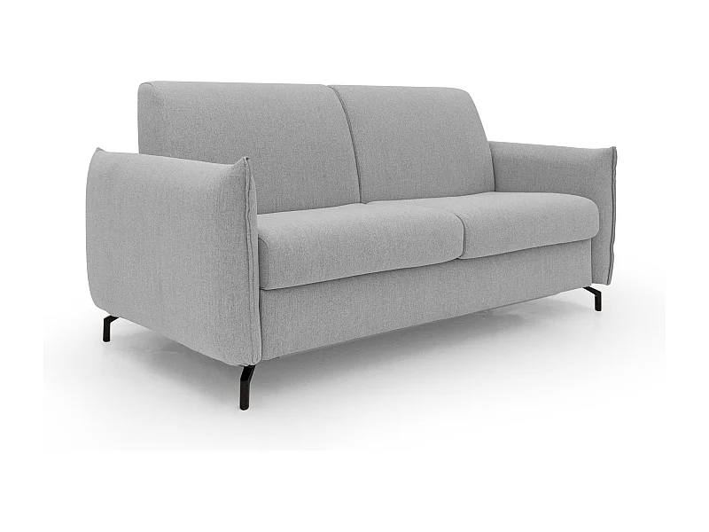 Scarlet Schlafsofa aus wasserfestem Baumwollmischgewebe T19 215 cm (mat.160x197) grau