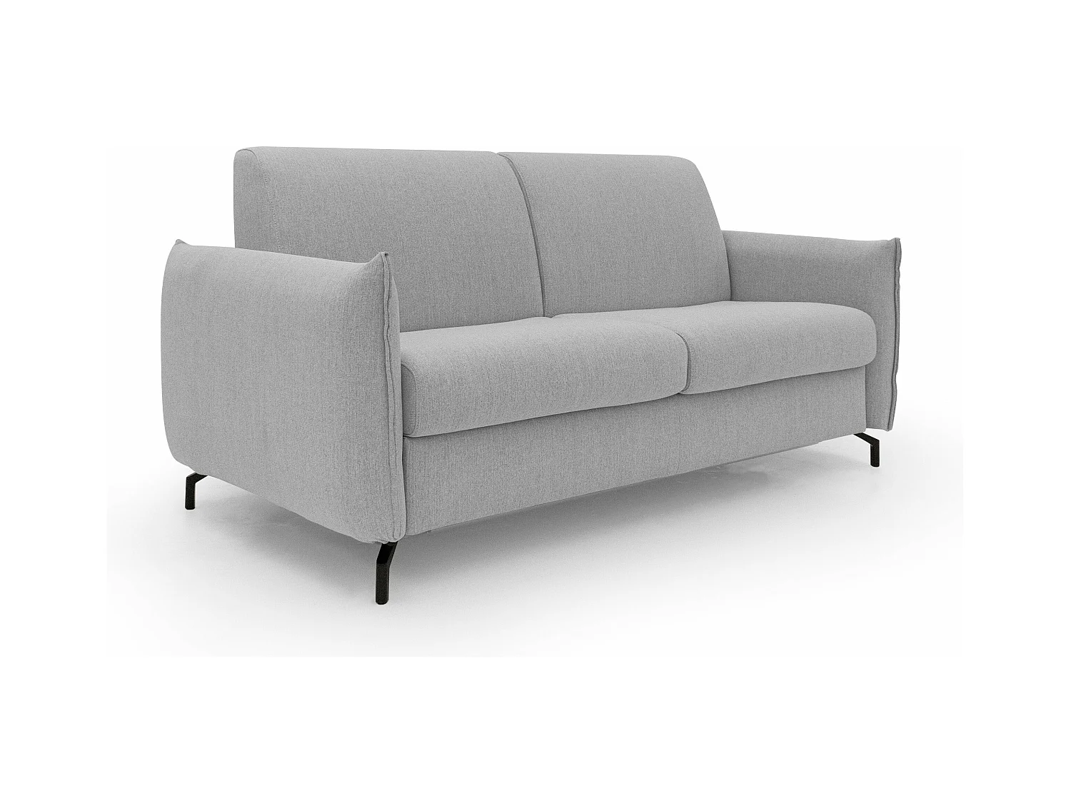 Scarlet Canapé lit convertible en tissu coton mixte imperméable T19 215 cm (mat.160x197) gris