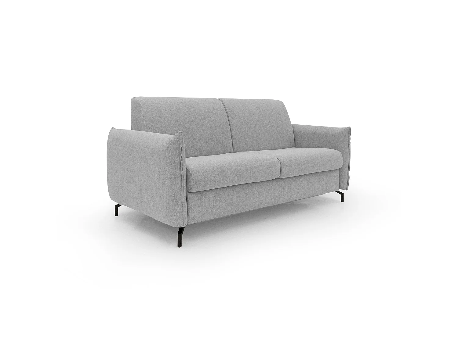 Scarlet Divano letto in tessuto misto cotone impermeabile T19 215 cm (mat.160x197) grigio