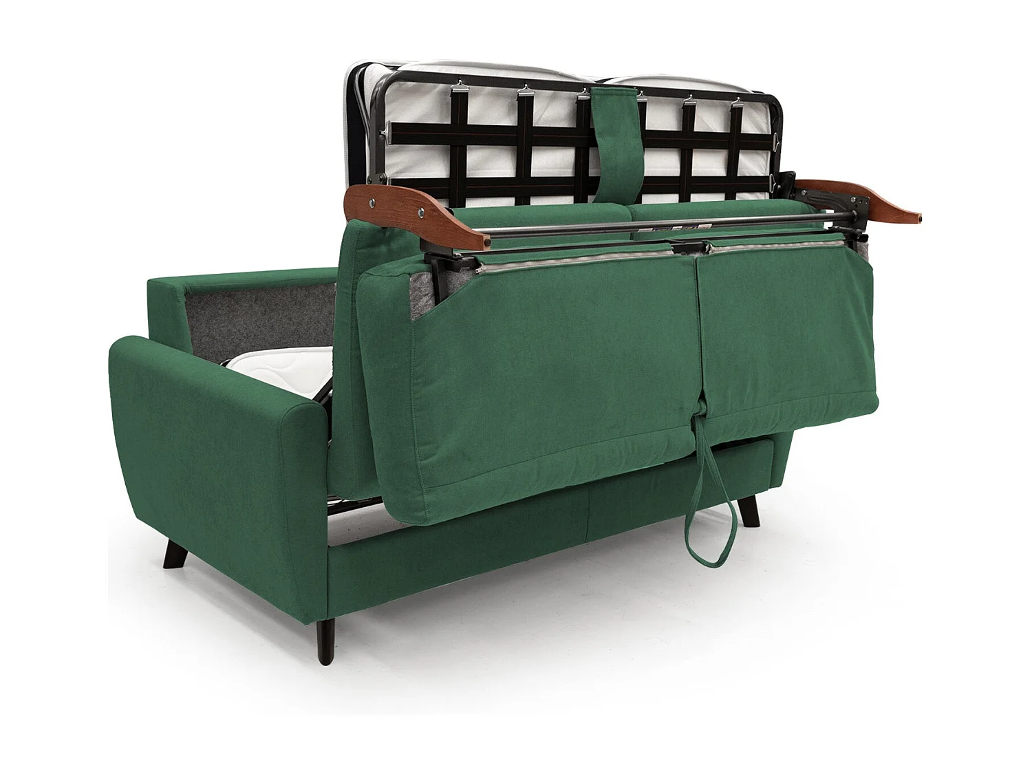 Callisto Divano letto matrimoniale 168 cm verde