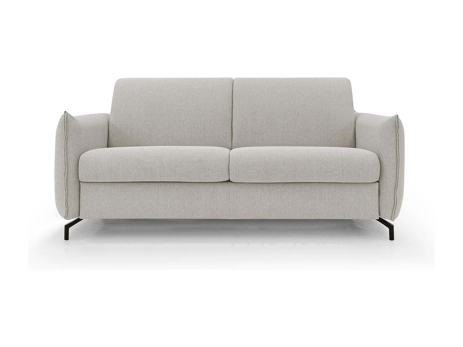 Scarlet Divano letto in tessuto misto cotone impermeabile T19 195 cm (mat.140x197) panna