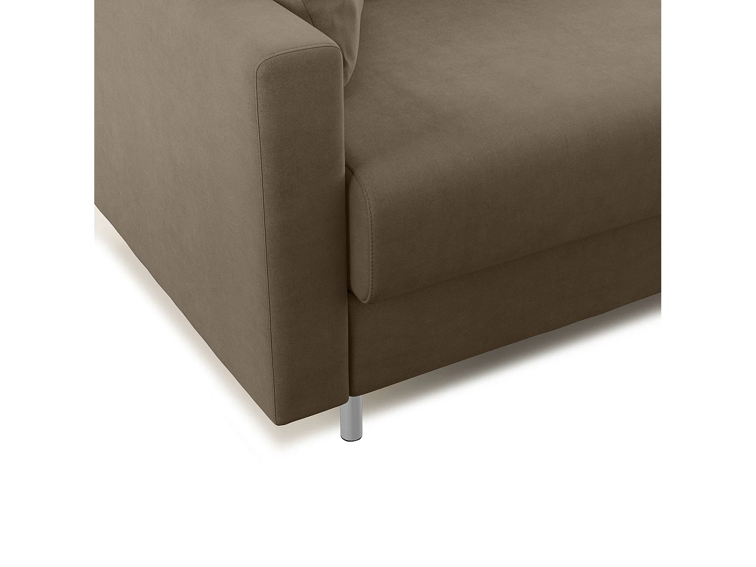Megan Divano letto matrimoniale in microfibra smacchiabile T11 188 cm (mat. 140x197) marrone