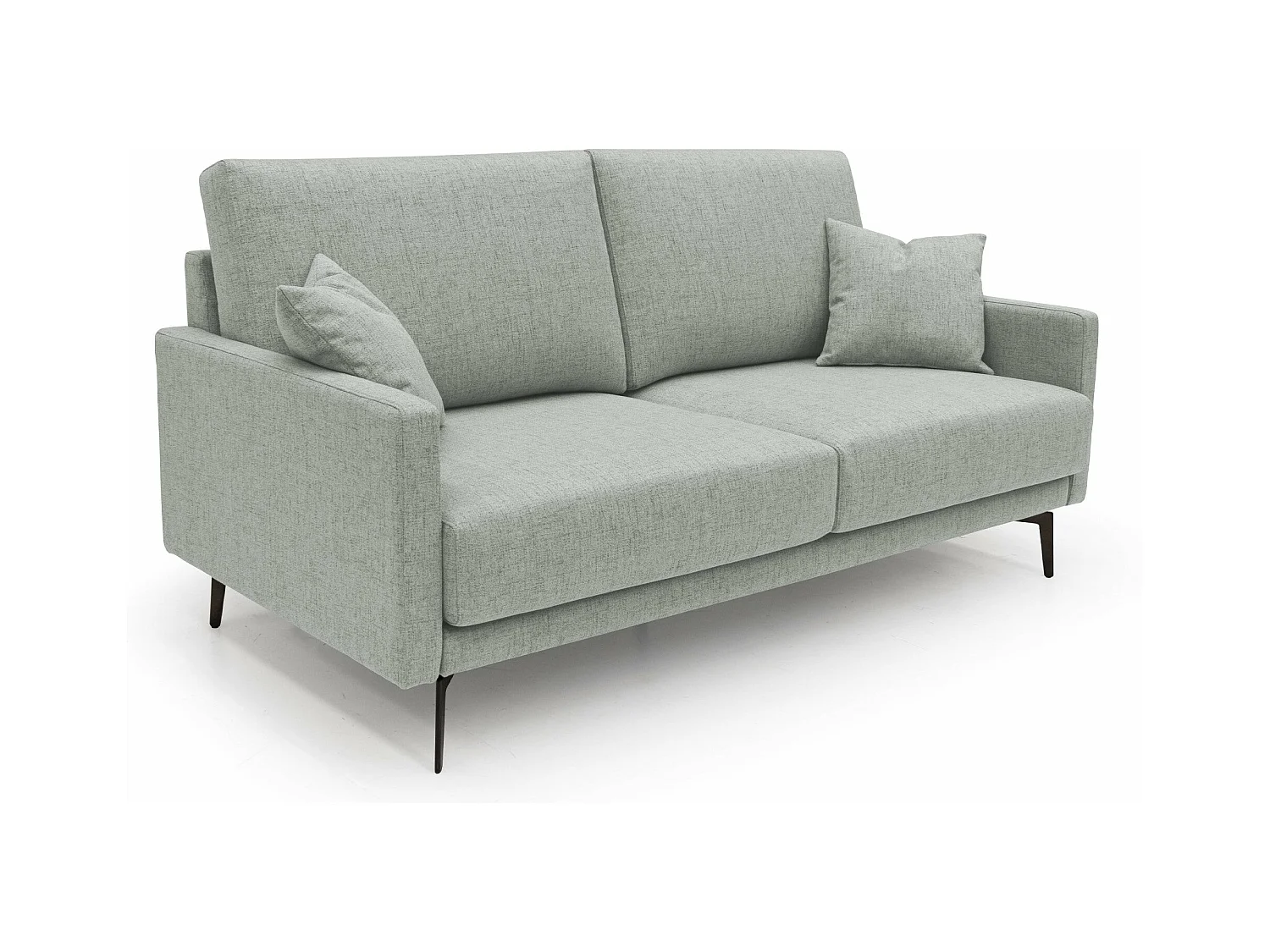 Saturno Canapé moderne en tissu doux imperméable T03 180 cm gris clair