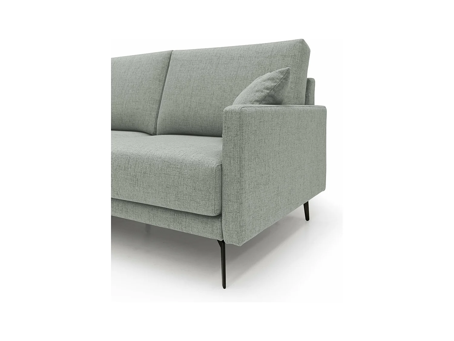 Saturno Canapé moderne en tissu doux imperméable T03 180 cm gris clair