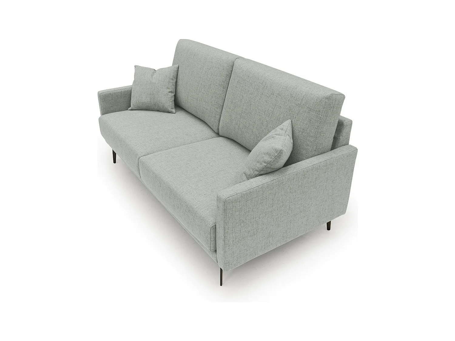 Saturno Canapé moderne en tissu doux imperméable T03 180 cm gris clair
