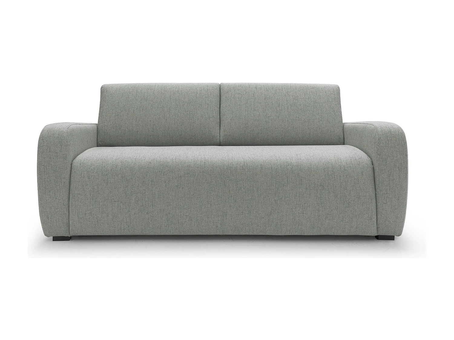Duna Schlafsofa mit 20 cm Matratze aus wasserfestem Stoff T03 195 cm (mat. 140x197) hellgrau