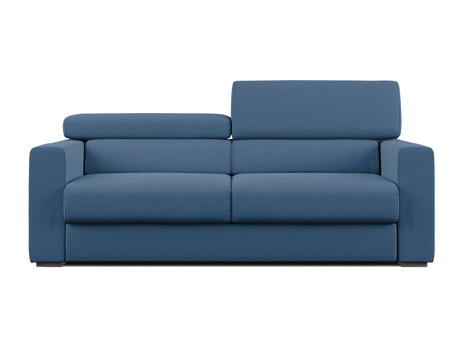 Dylan Sofa mit Bettkastenauszug aus wasserfestem, Baumwollartigem Stoff T13 188 cm blau