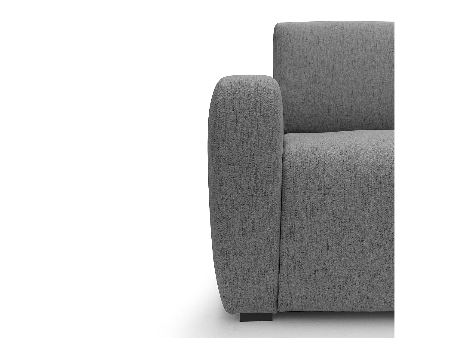 Duna Schlafsofa mit 20 cm Matratze aus wasserfestem Stoff T03 215 cm (mat. 160x197) grau