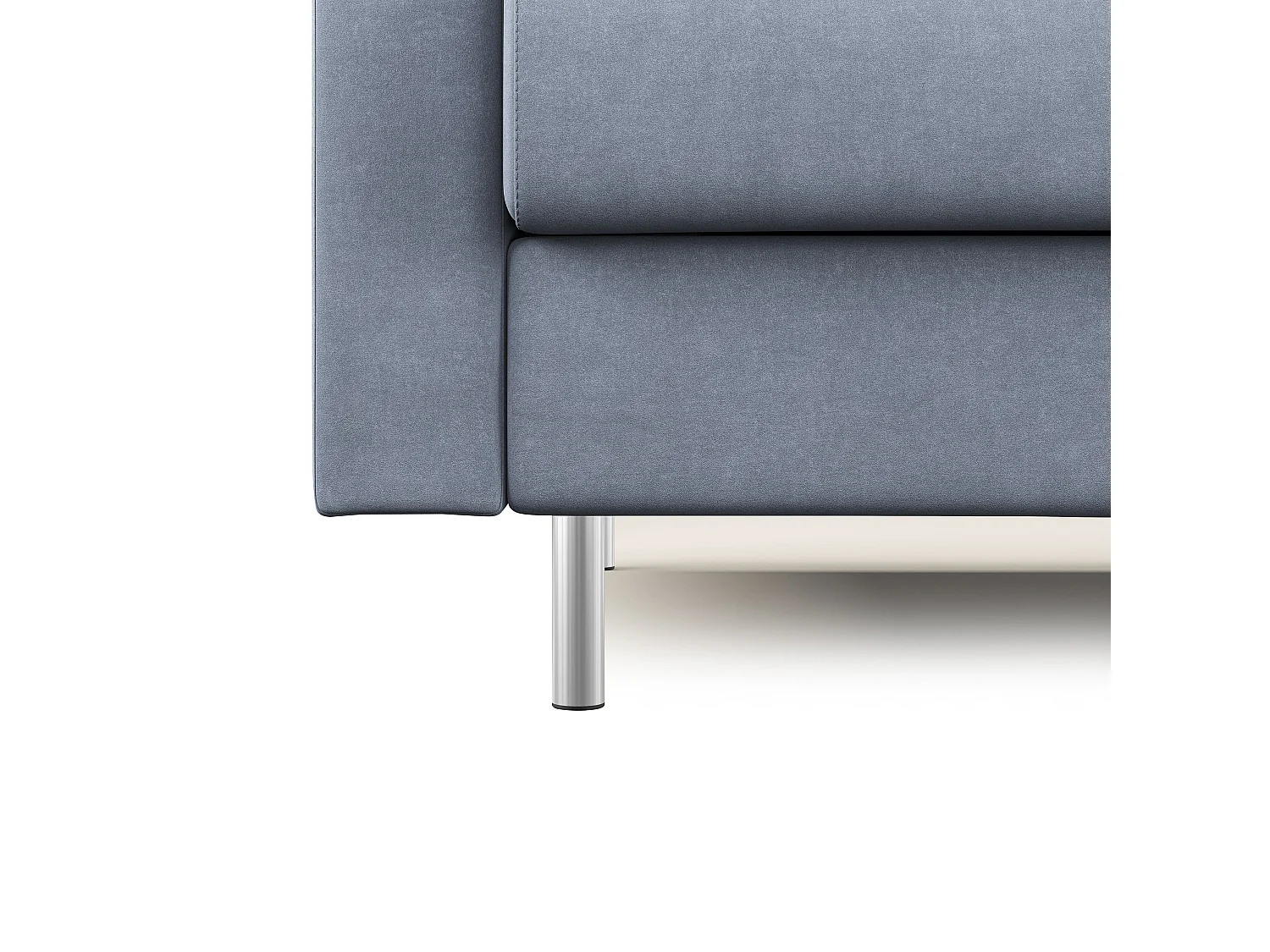 Megan Schlafsofa aus abwaschbarer Mikrofaser T11 168 cm (mat. 120x197) Baby Blau