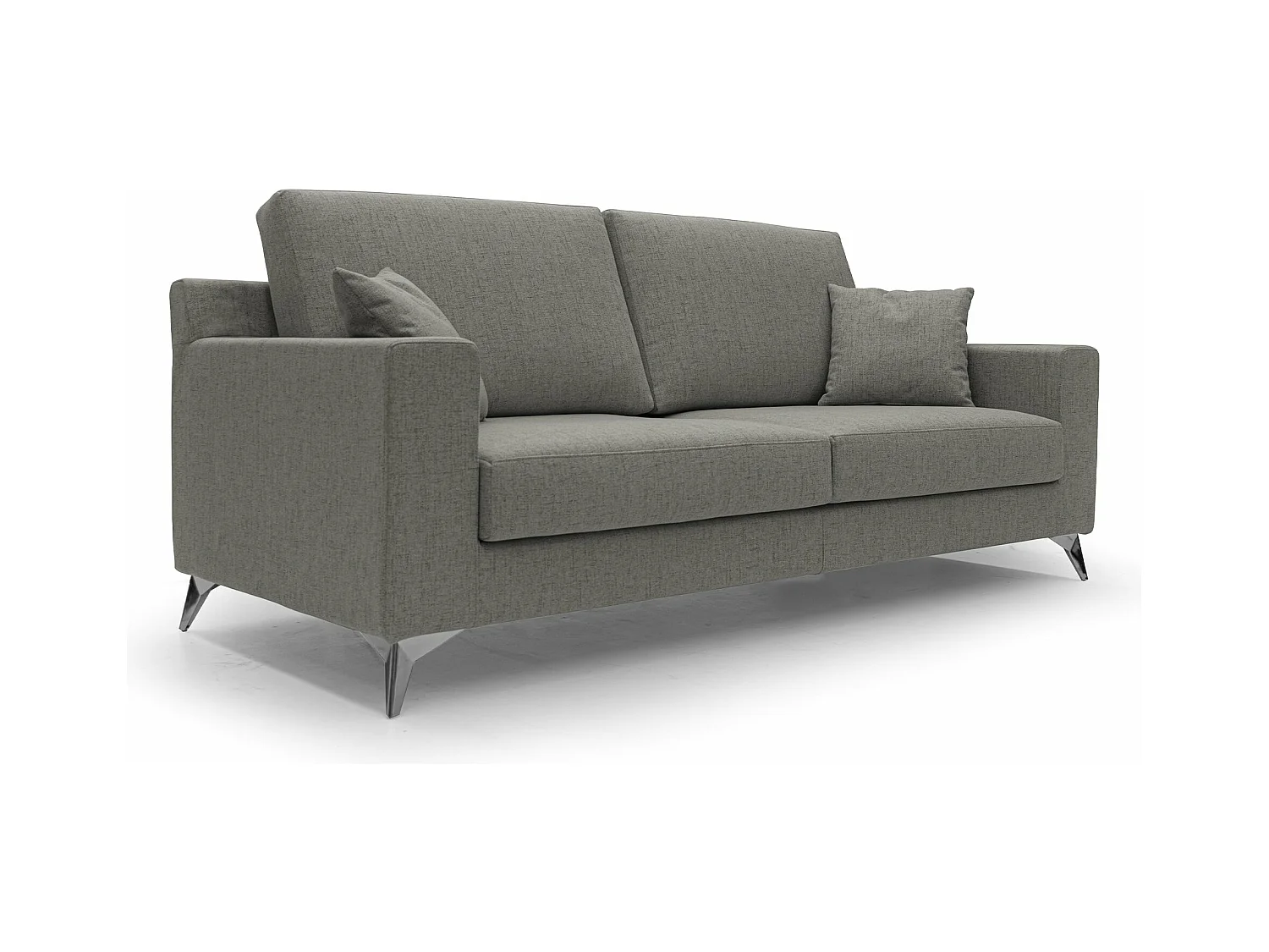 Michael Canapé en tissu imperméable antitache T03 146 cm taupe