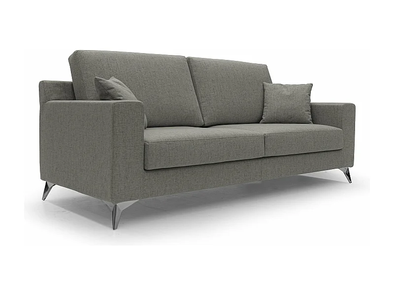 Michael Sofa aus schmutzabweisendem, wasserfestem Stoff T03 146 cm Taupe