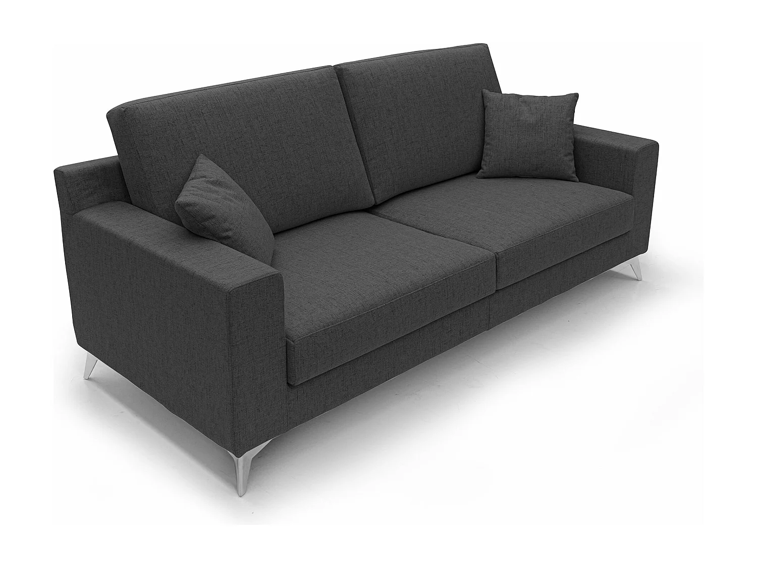 Michael Sofa aus schmutzabweisendem, wasserfestem Stoff T03 186 cm Anthrazit