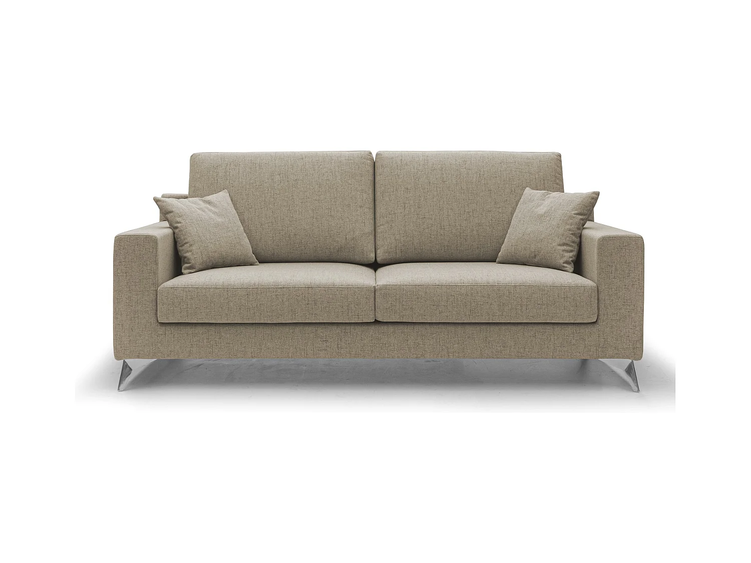 Michael Canapé en tissu imperméable antitache T03 146 cm brun