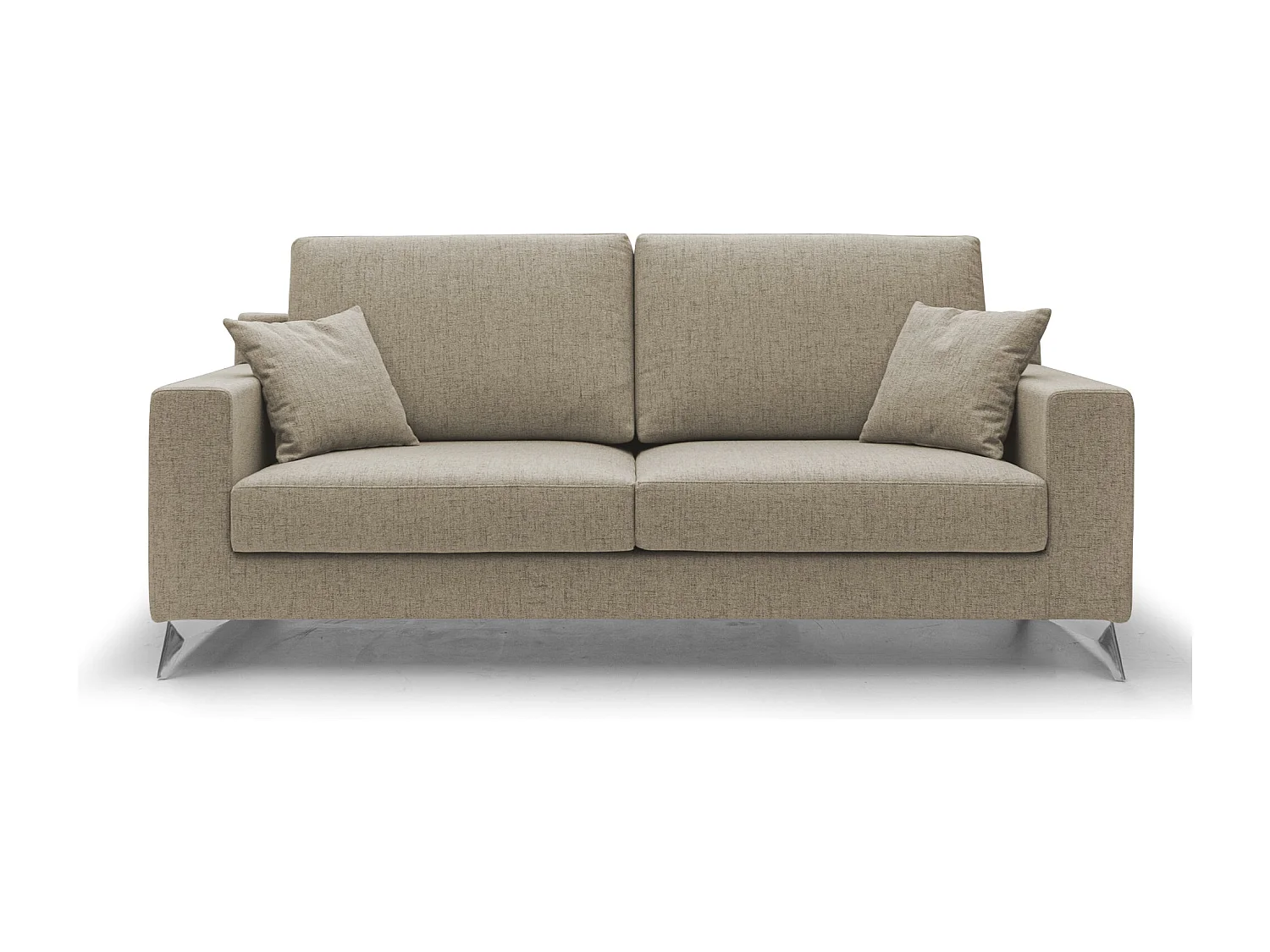 Michael Sofa aus schmutzabweisendem, wasserfestem Stoff T03 146 cm Braun