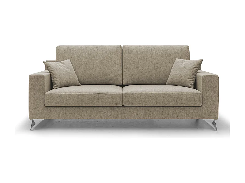 Michael Sofa aus schmutzabweisendem, wasserfestem Stoff T03 146 cm Braun