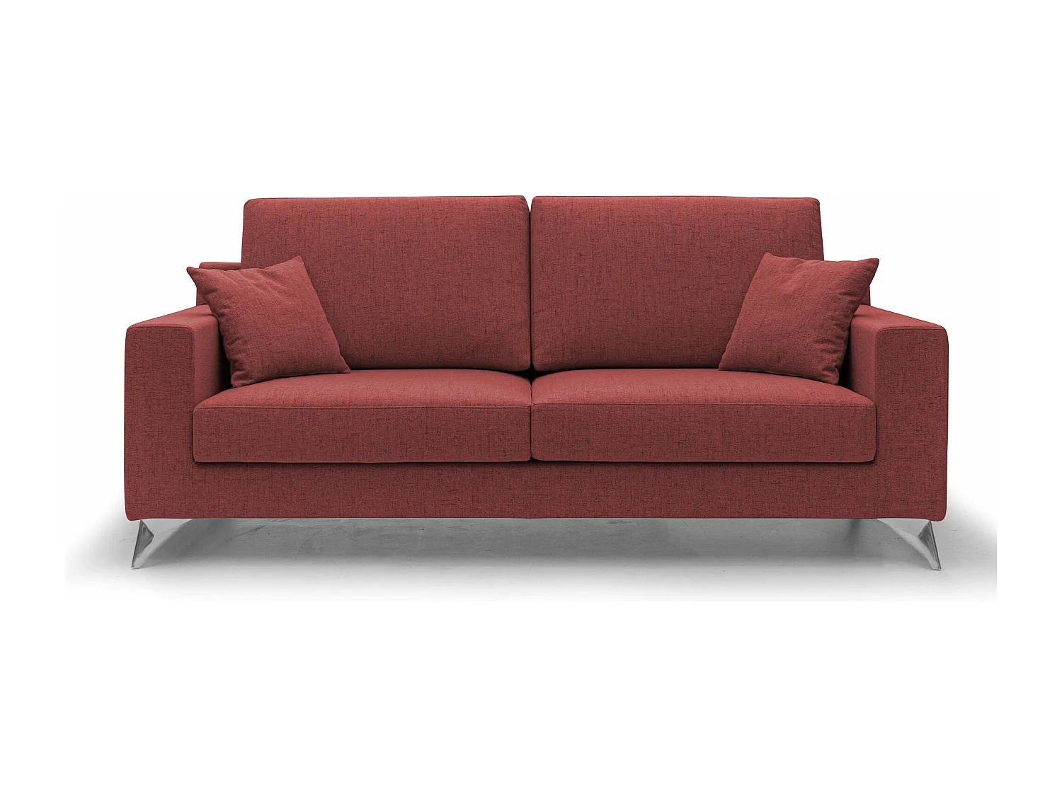 Michael Sofa aus schmutzabweisendem, wasserfestem Stoff T03 206 cm Rot