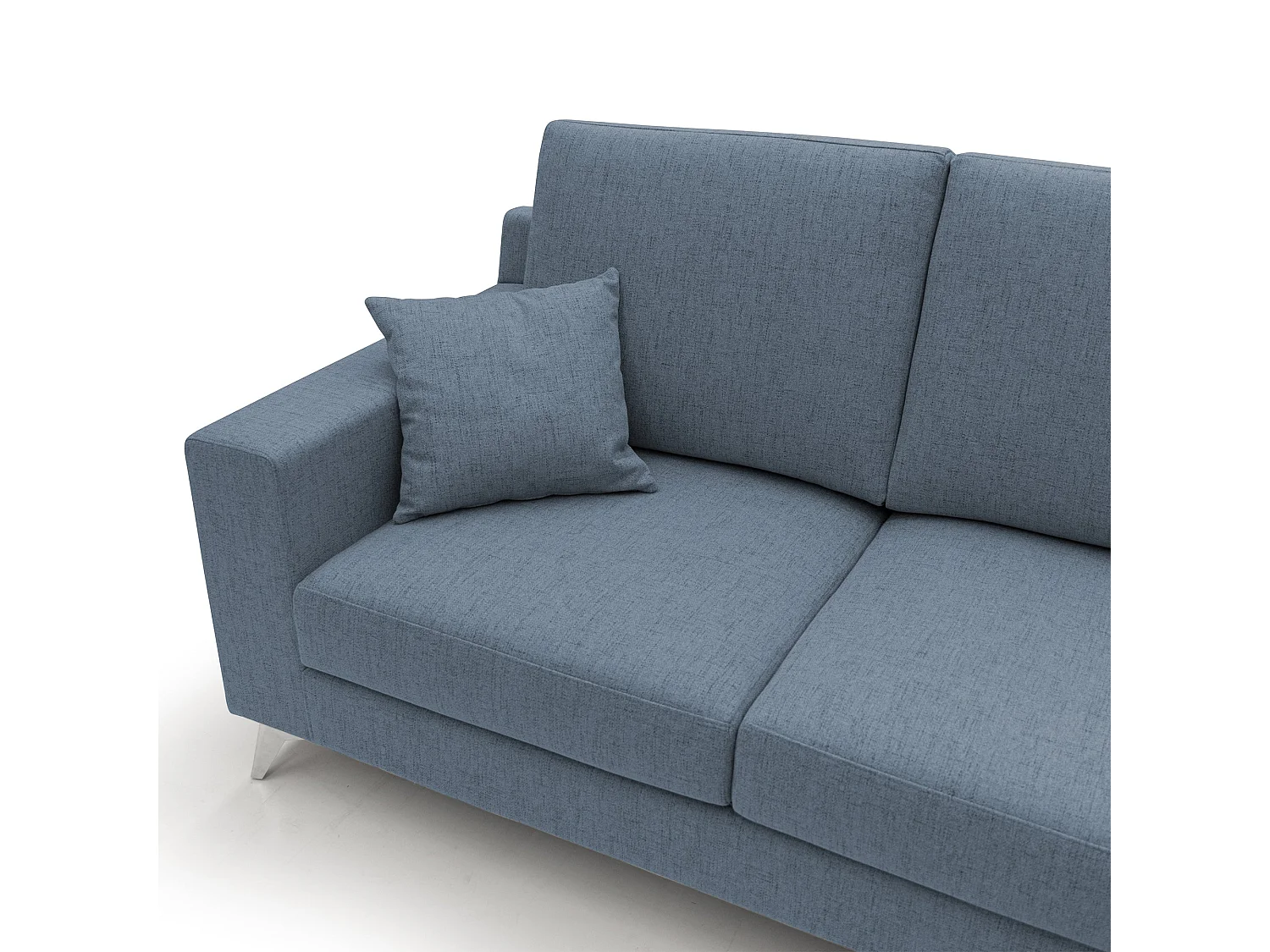 Michael Sofa aus schmutzabweisendem, wasserfestem Stoff T03 146 cm Blau