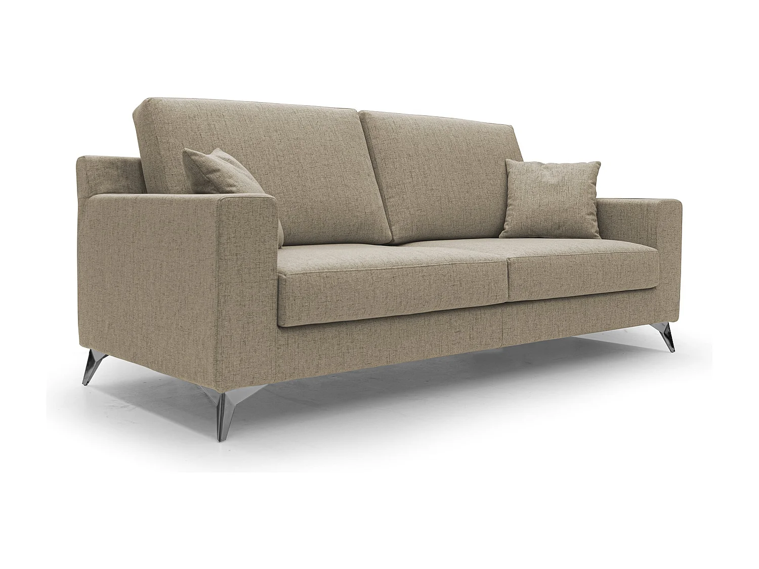 Michael Sofa aus schmutzabweisendem, wasserfestem Stoff T03 166 cm Braun