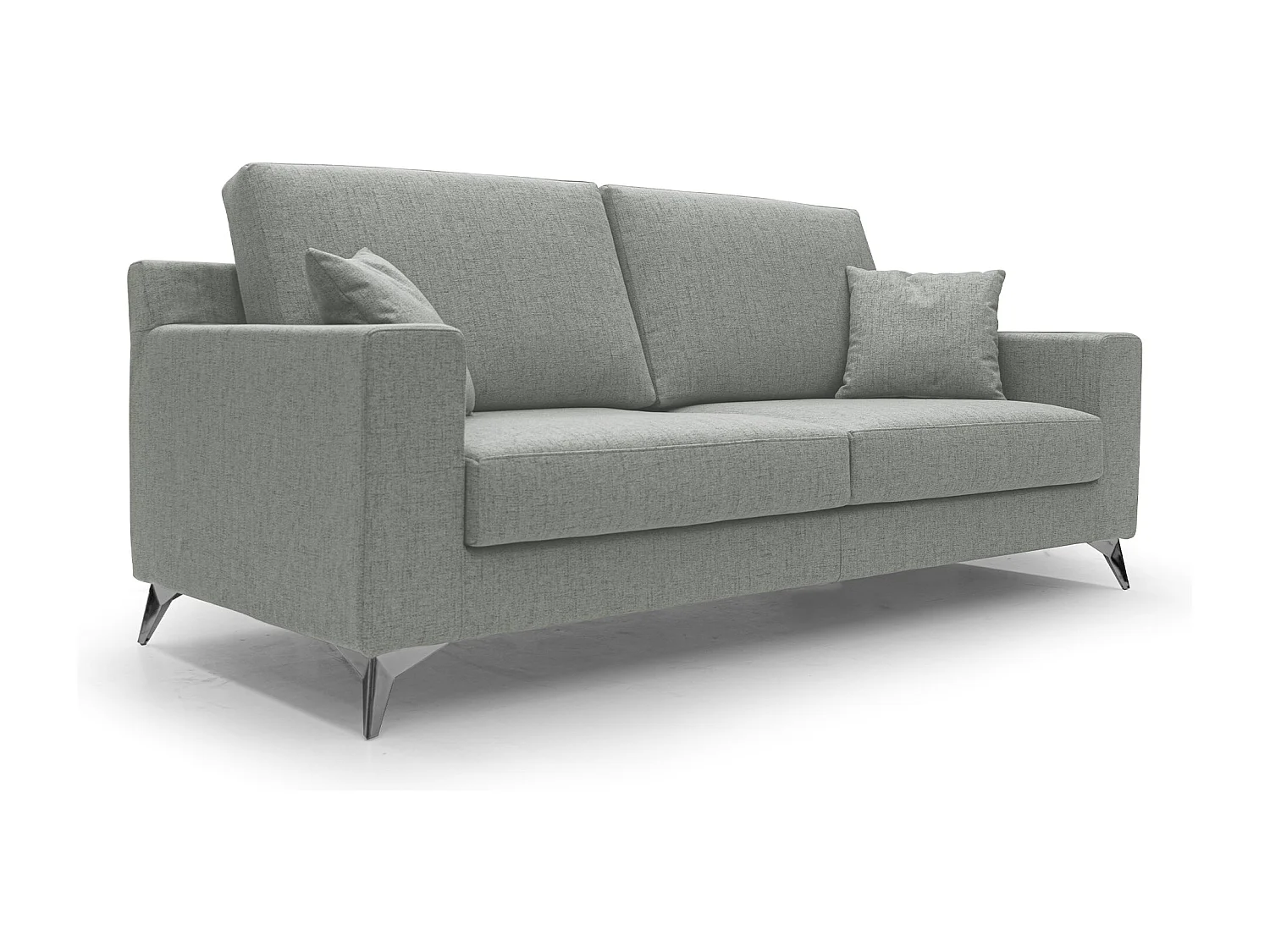 Michael Sofa aus schmutzabweisendem, wasserfestem Stoff T03 206 cm Grau
