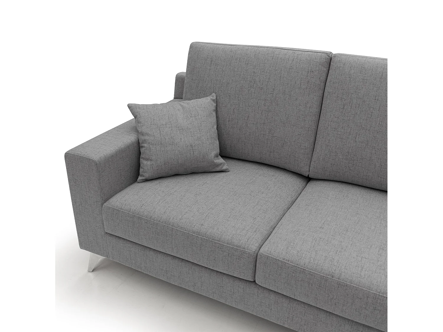 Michael Sofa aus schmutzabweisendem, wasserfestem Stoff T03 146 cm Grau