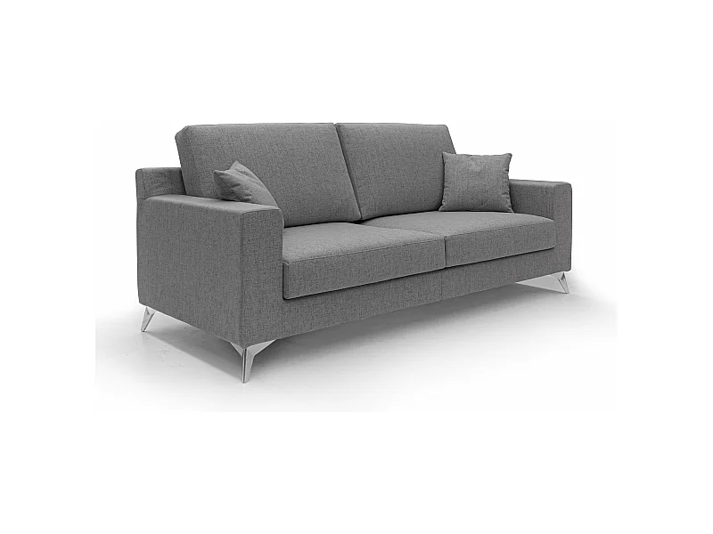 Michael Sofa aus schmutzabweisendem, wasserfestem Stoff T03 186 cm Grau