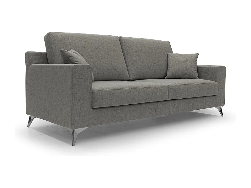 Michael Sofa aus schmutzabweisendem, wasserfestem Stoff T03 206 cm Taupe