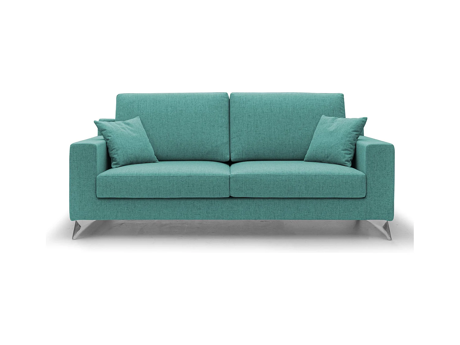 Michael Sofa aus schmutzabweisendem, wasserfestem Stoff T03 186 cm Aquamarin