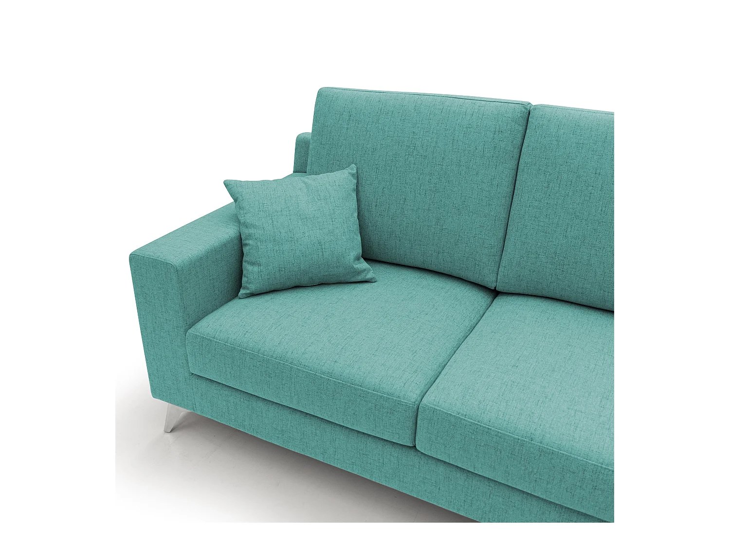 Michael Sofa aus schmutzabweisendem, wasserfestem Stoff T03 186 cm Aquamarin