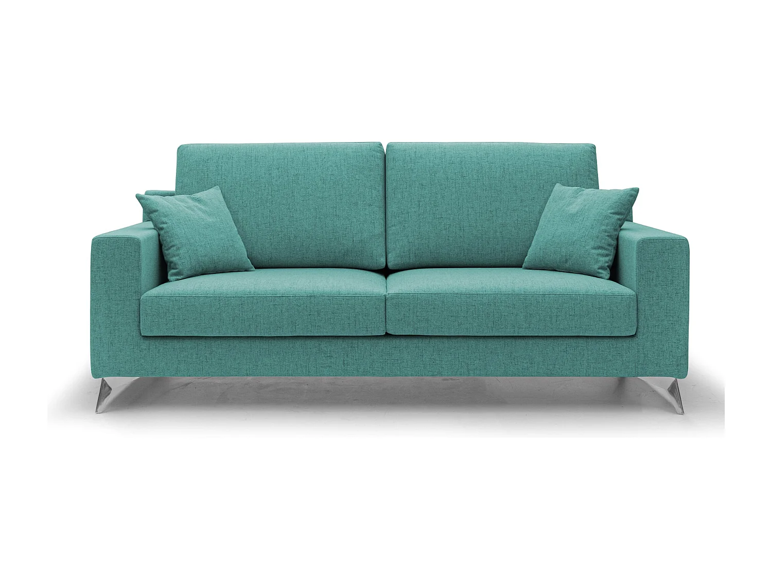 Michael Sofa aus schmutzabweisendem, wasserfestem Stoff T03 186 cm Aquamarin
