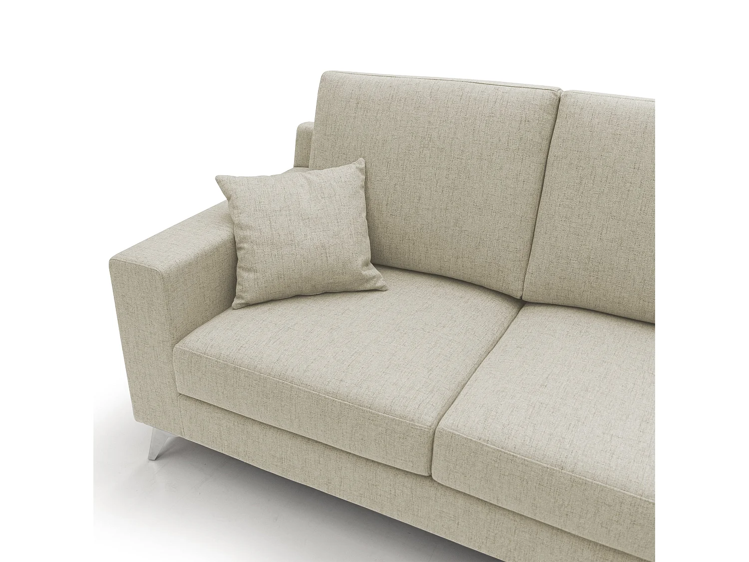 Michael Sofa aus schmutzabweisendem, wasserfestem Stoff T03 186 cm Beige