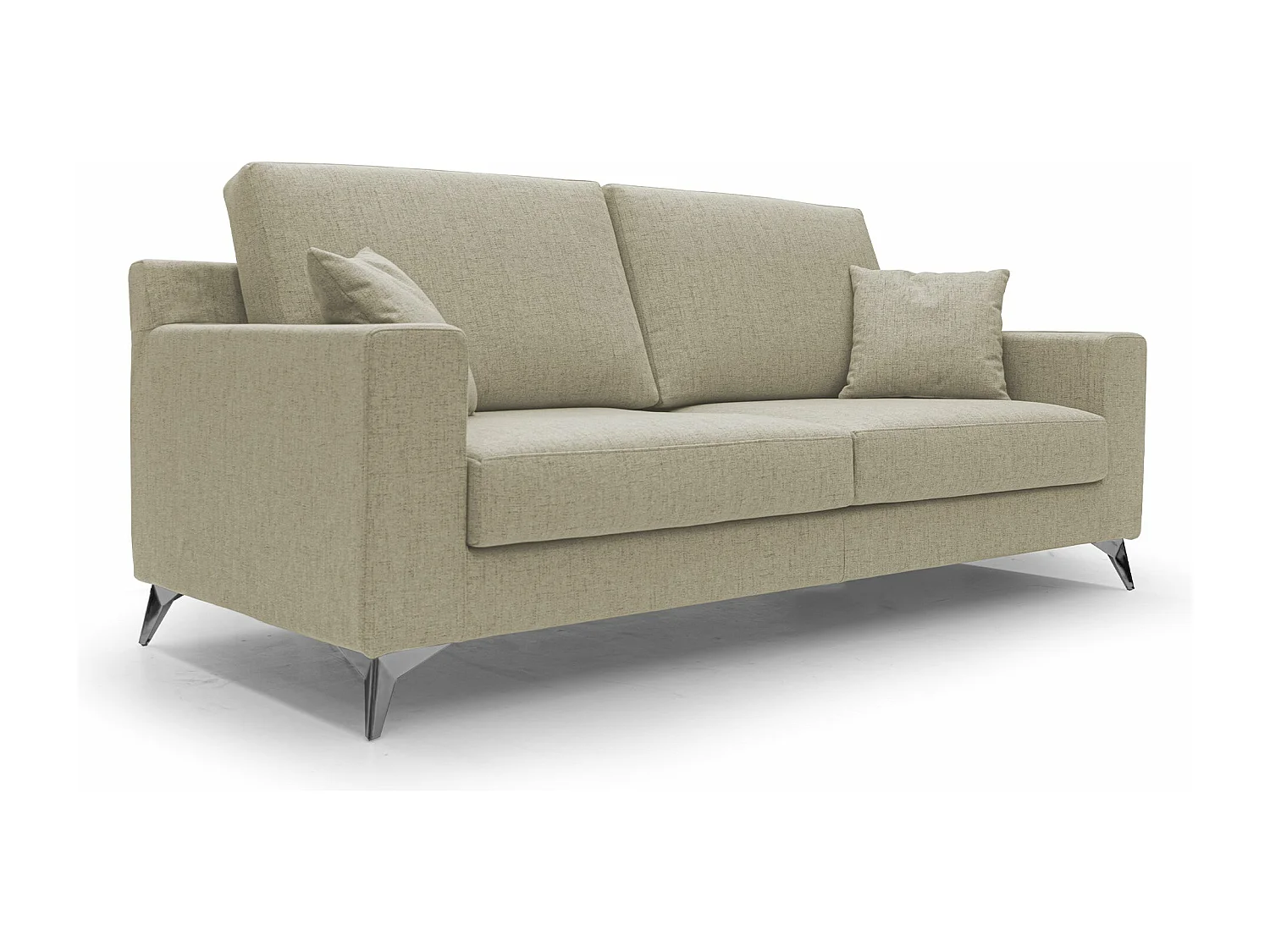 Michael Sofa aus schmutzabweisendem, wasserfestem Stoff T03 186 cm Beige
