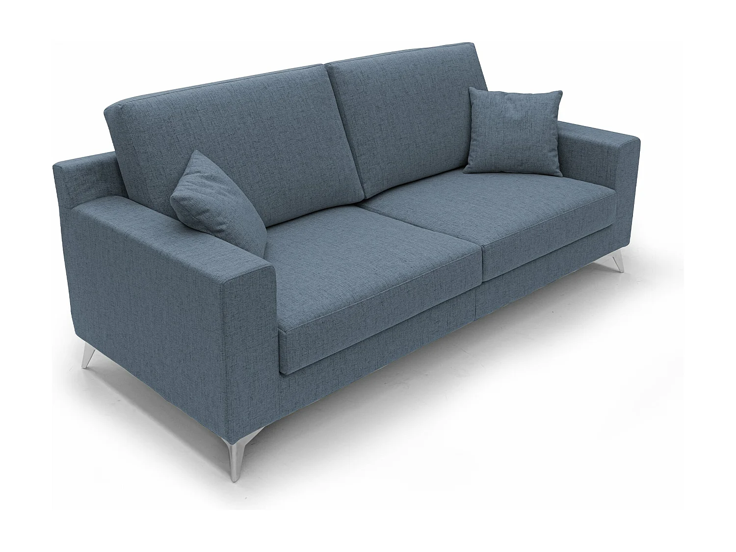 Michael Sofa aus schmutzabweisendem, wasserfestem Stoff T03 166 cm Blau