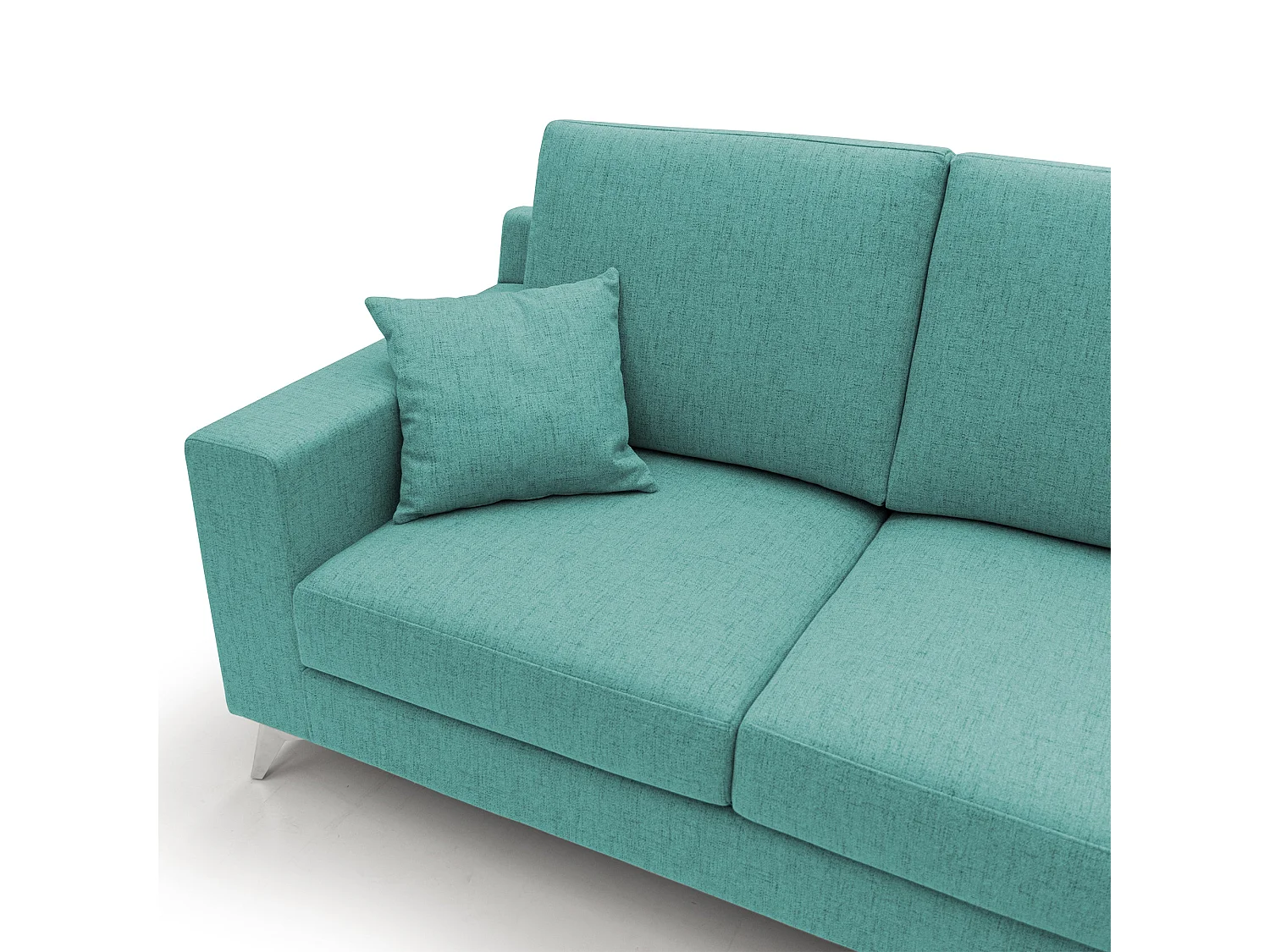 Michael Sofa aus schmutzabweisendem, wasserfestem Stoff T03 146 cm Aquamarin