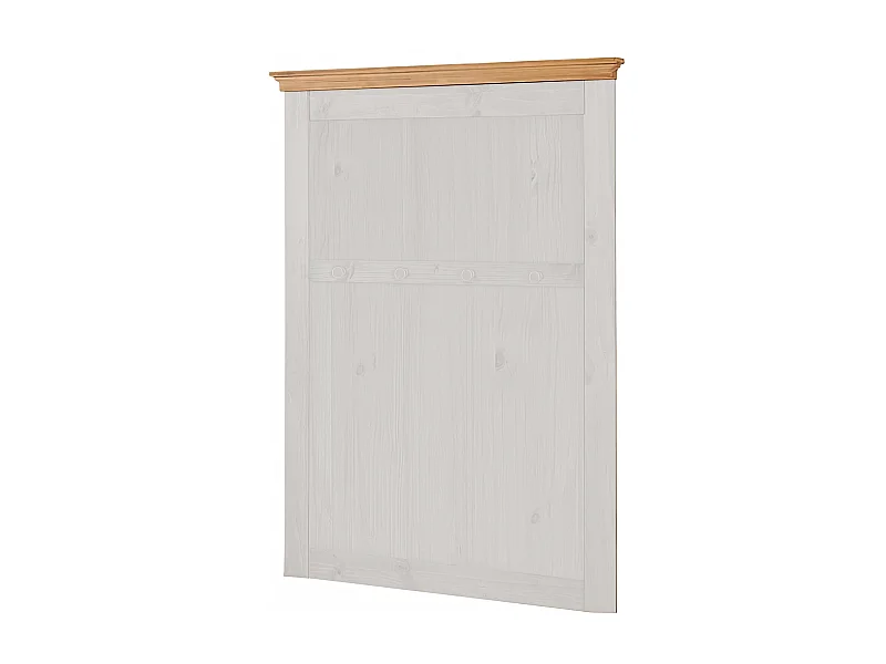 Mesa de consola com 1 prateleira em pinho cinzento