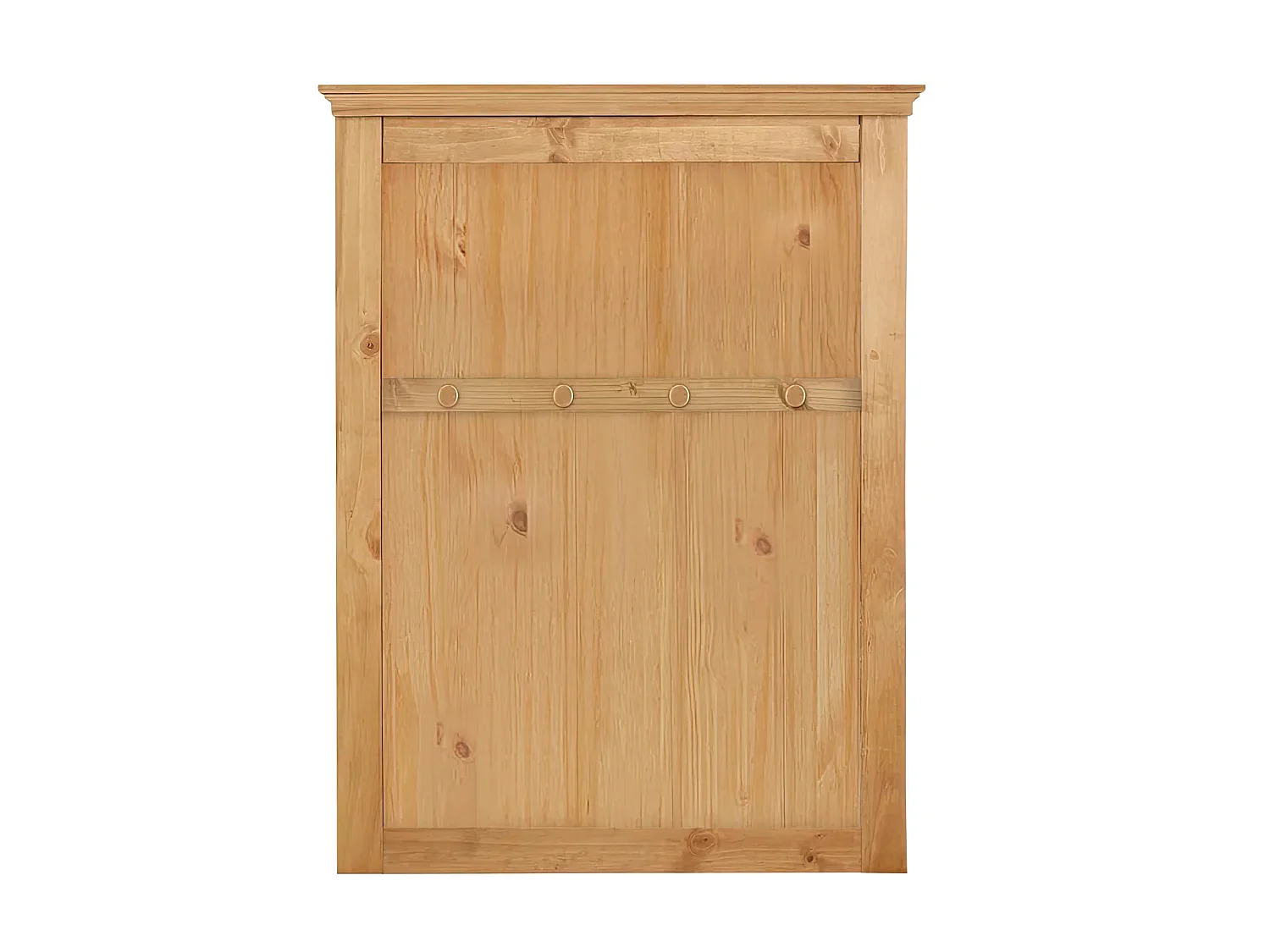 Sasha | Wandpaneel mit 4 Haken aus Holz