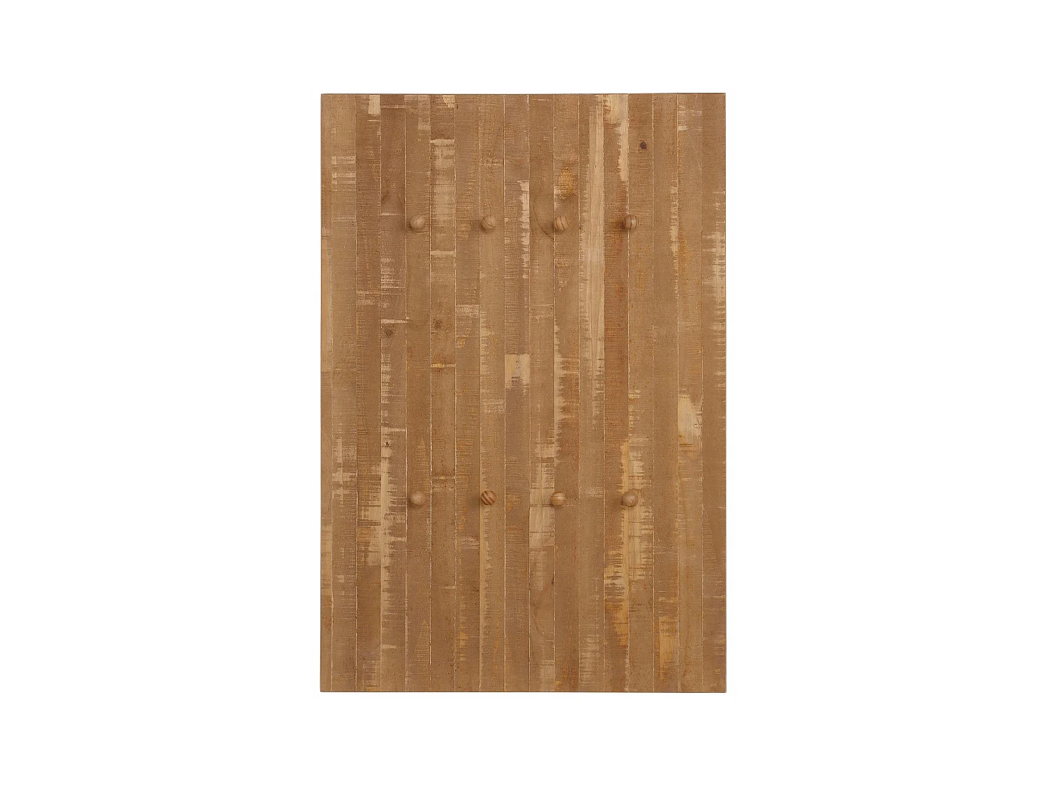 Rondo | Panneau mural avec 8 crochets en MDF Natur