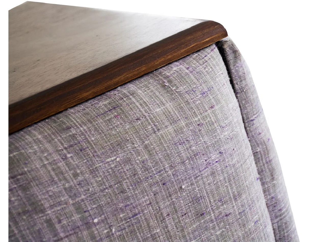 Mexico | Tabouret en bois de manguier gris / marron / métal